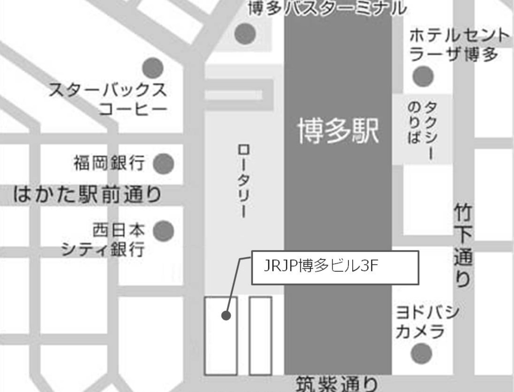 福岡事業所地図