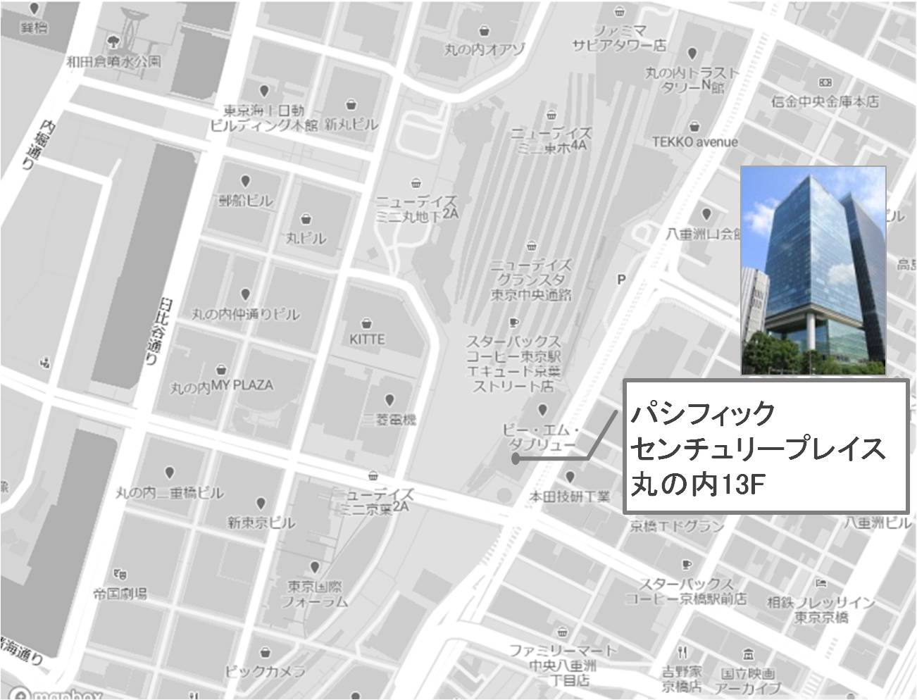 東京事務所地図